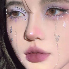 Fashon Pearl Face Stickers Pearl Temporary Tattoo Stickers Waterproof Glitter Eyeshadow Body for Festival Makeup