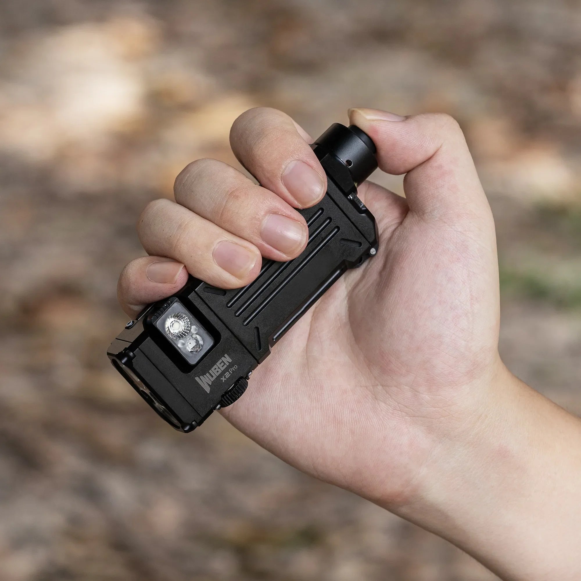 WUBEN X2 PRO Type-C Rechargeable EDC Flashlight 1500Lumens With 2*920mAh Battery Pocket Clip and Magnetic Tail Troch Lantern