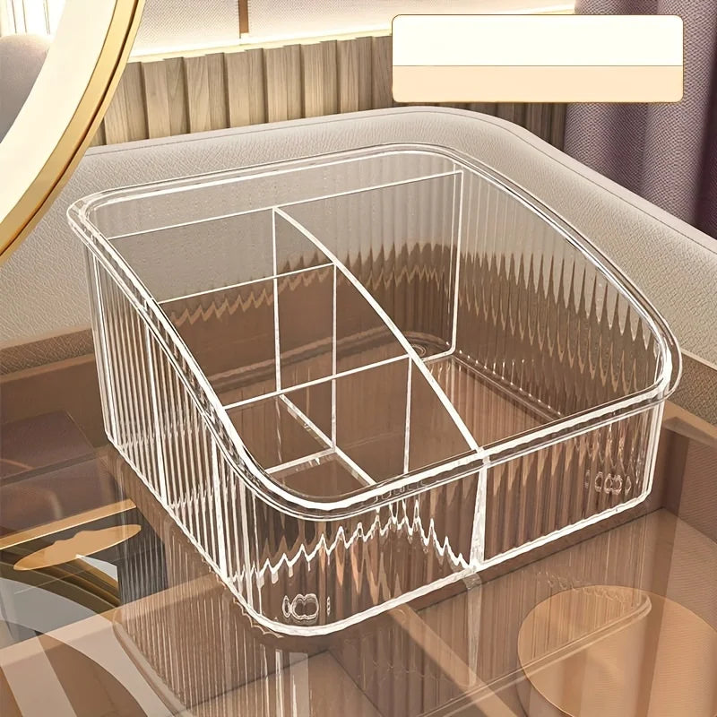 1pcs Cosmetics Storage Box Desktop Skin Care Products Finishing Box Dressing Table Makeup Brush Lipstick Stand Cosmetics