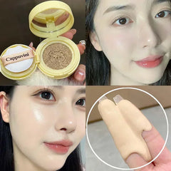 Air Cushion Foundation Naturally Lasting Face Concealer Moisturizing Waterproof Brighten Foundation Cream Base Makeup Cosmetics