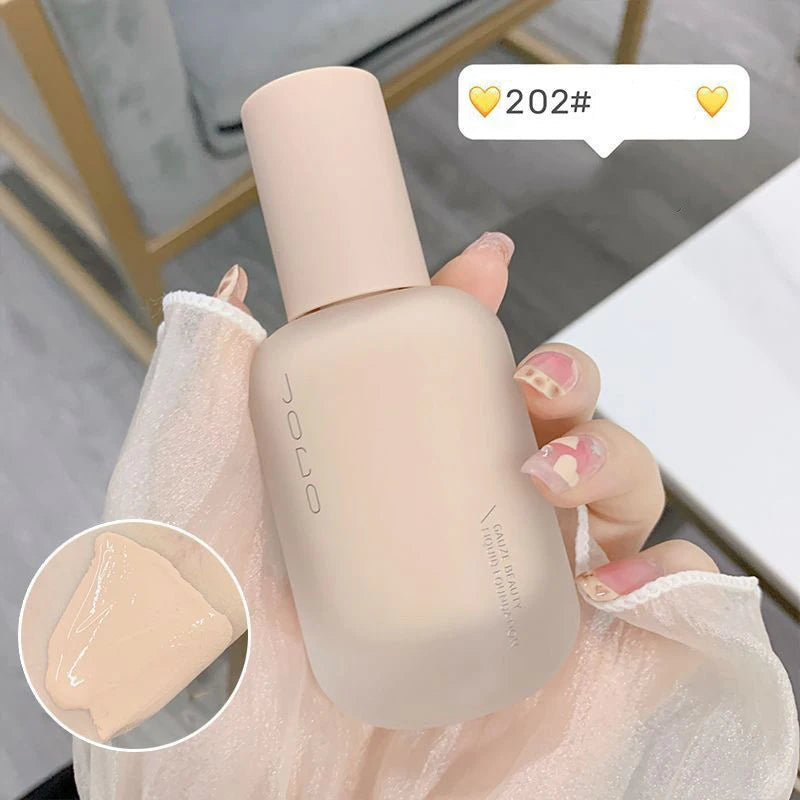 Frivolous Liquid Foundation Full Coverage Wodo Makeup Base Oil Control Lasting Waterproof Concealer BB Cream Foundation Cosmetic