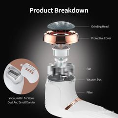 Electric Foot File Pedicure Machine Callus Remover Rechargeable Foot Heel Cracked Dead Skin Scrubber Polisher Grinder Tools