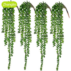 Artificial Plants Home Decoration Succulent Ivy Greening Wall Hanging Window Garden Festive Party Decoration Fake Flower Plants