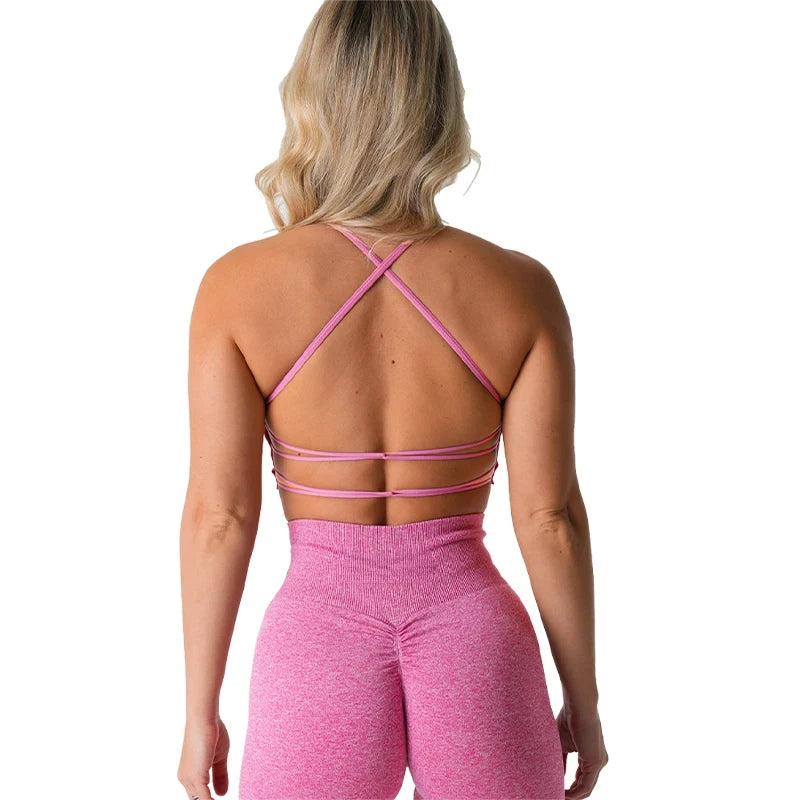 Invincible Seamless Bra Spandex Woman Fitness Elastic Breathable Breast Enhancement Leisure Sports Underwear Yoga bra