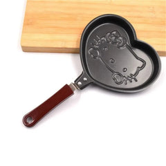Cute Sanrio Mini Frying Pan Kawaii Hello Kitty Mickey Cartoon Egg'S Pan Kids Breakfast Non Stick Omelet Pan Home Outdoor Camping