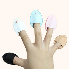 10/7pcs Mini Cotton Triangle Makeup Finger Soft Makeup Puff Shaping Sponge Powder Cosmetics Foundation Make-Up Cosmetics Finger