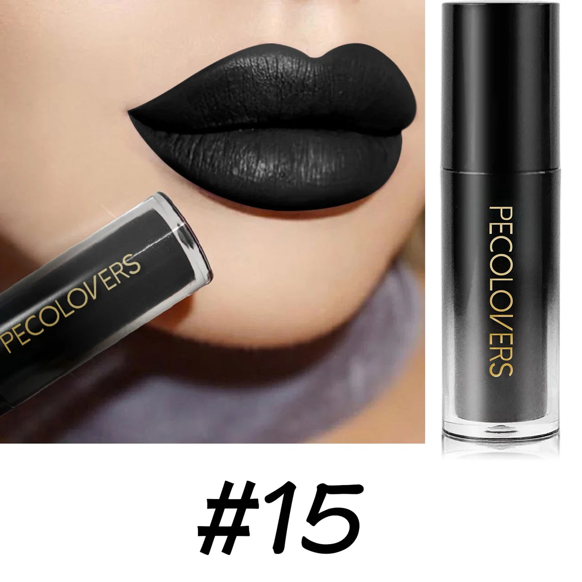 Lipgloss Waterproof Sexy Black Lip Gloss Christmas lipstick Party Lip Makeup Tool Cosmetics