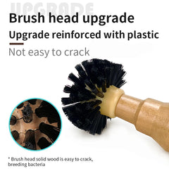 Coffee Brush Cleaner Solid Wood Portafilter Basket Cleaning Barista Dusting Tools Espresso Machine Accessories Home Cafe Goods