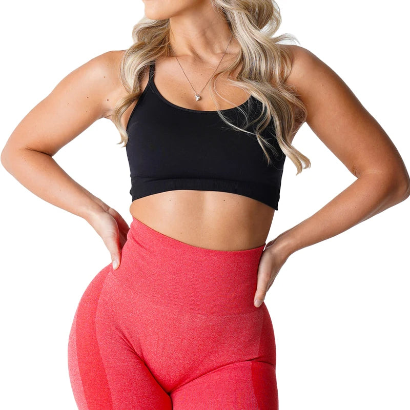 Invincible Seamless Bra Spandex Woman Fitness Elastic Breathable Breast Enhancement Leisure Sports Underwear Yoga bra