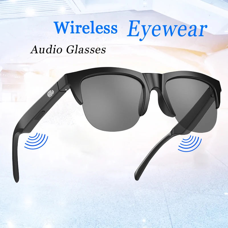 F06 Bluetooth Smart Glasses Technology Audio Call Remote Headset Sunglasses Sports Driving Music Earbuds Headphones