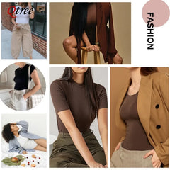 Qtree Plus Size Seamless Tummy Tucker Bodysuit Slimming Booty Lifting Shapewear for Women Short-Sleeved Waist Trainer Panties