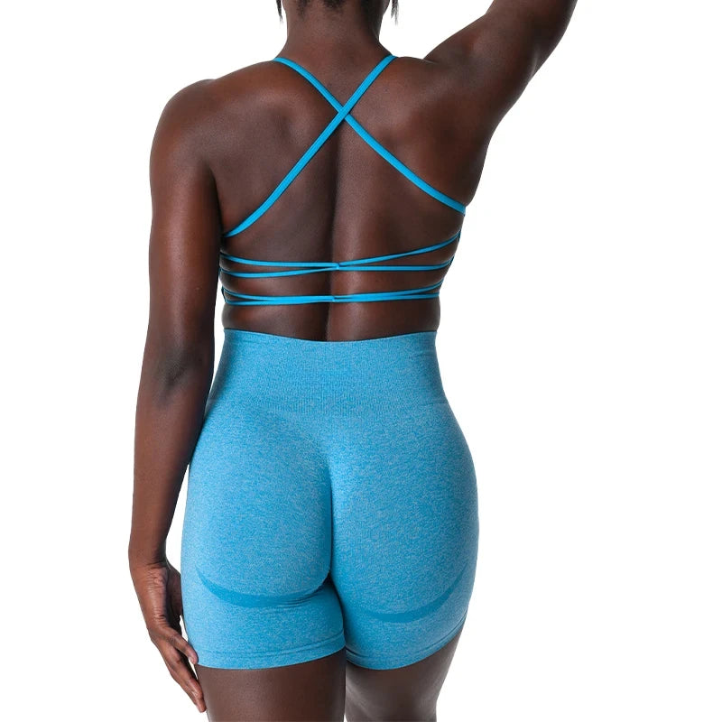 Invincible Seamless Bra Spandex Woman Fitness Elastic Breathable Breast Enhancement Leisure Sports Underwear Yoga bra