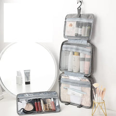 Travel Waterproof Folding Dry and Wet Separation Toiletry Bag Cosmetic Storage Bag Large Capacity Cosmetic Bag