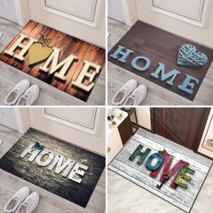 Home Entrance Door Mat Welcome Floor Decor Washable Carpet Non-slip Easy To Clean Area Wrinkle-Resistant Rug Suitable for House