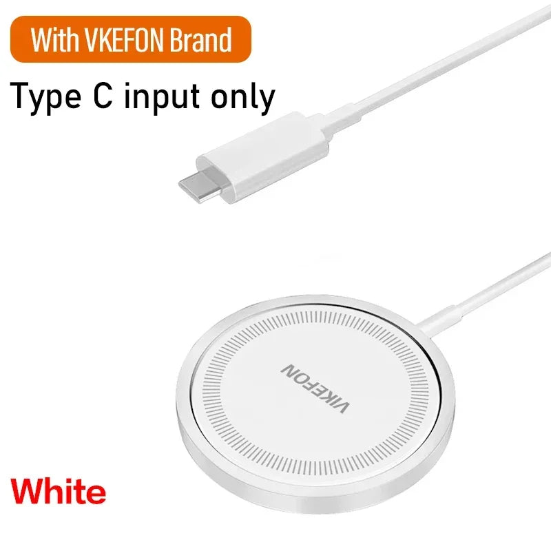 100W Magnetic Wireless Charger Pad USB + Type C For Magsafe iPhone 16 15 14 13 12 Pro Max Fast Charging Dock Station Chargers