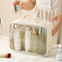 New PVC Transparent Cosmetic Bag Female Portable Large Capacity Wash Bath Fitness Swimming Travel Cosmetic Bag Beauty Case