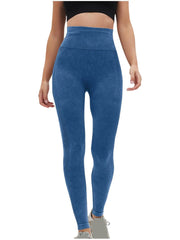 Women's scrub wash seamless yoga pants High waisted peach butt fitness pants Running pants