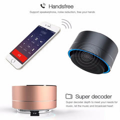 A10 Wireless Bluetooth speakers Outdoor Subwoofer Mini Portable Speaker Music Aluminum Alloy TF Card Radio Sound voice box