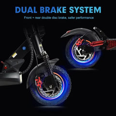 Mankeel MX-14 EScooters 800W Peak Power 48V13AH Battery Off-road Tires 10 Inch EScooter City Commuting Foldable Electric Scooter