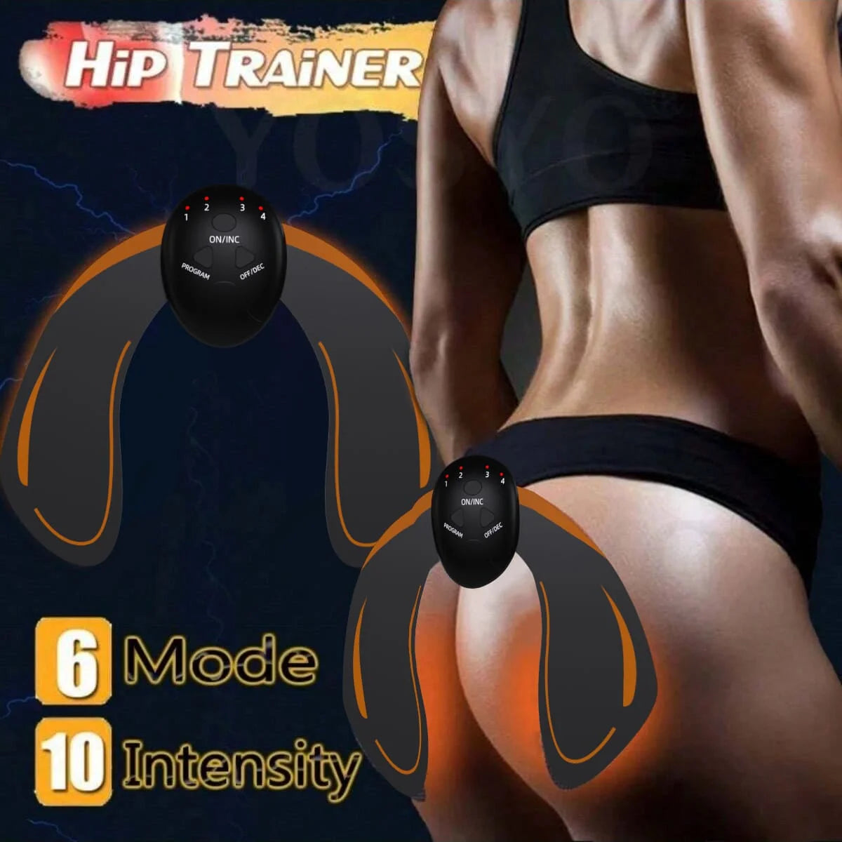 EMS Intelligent Buttocks Massager, Smart Buttocks Device, Butt Lifting Stickers, Home Buttocks Fitness Device