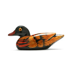 Resin Pair of Mandarin Ducks Chopstick Holder for Home Decoration Feng Shui Craft Display Ornament
