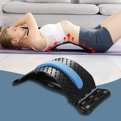 Waist Support Magnetotherapy Multi-Level Adjustable Back Massager Stretcher Waist Neck Fitness Lumbar Cervical Spine Support