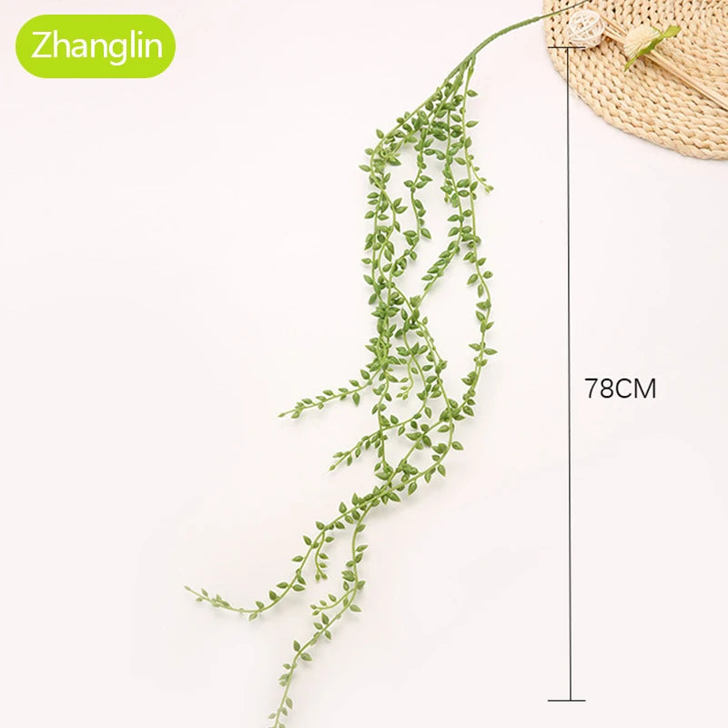Artificial Plants Home Decoration Succulent Ivy Greening Wall Hanging Window Garden Festive Party Decoration Fake Flower Plants