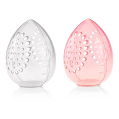 1PC Cosmetic Egg Storage Box Beauty Sponge Stand Storage Case Makeup Blender Puff Holder Empty Cosmetic Transparent Puffs Box