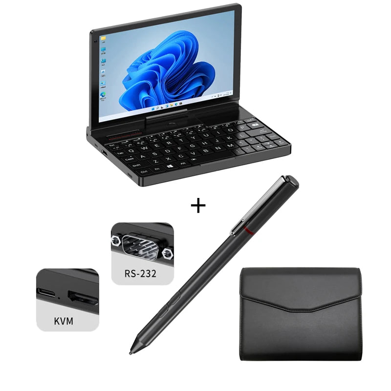 GPD Pocket 3 Mini Laptop 8Inch Intel Core i3- 1125G4 Notebook 16GB 512GB SSD Modular Full-featured Handheld Windows11 Computer