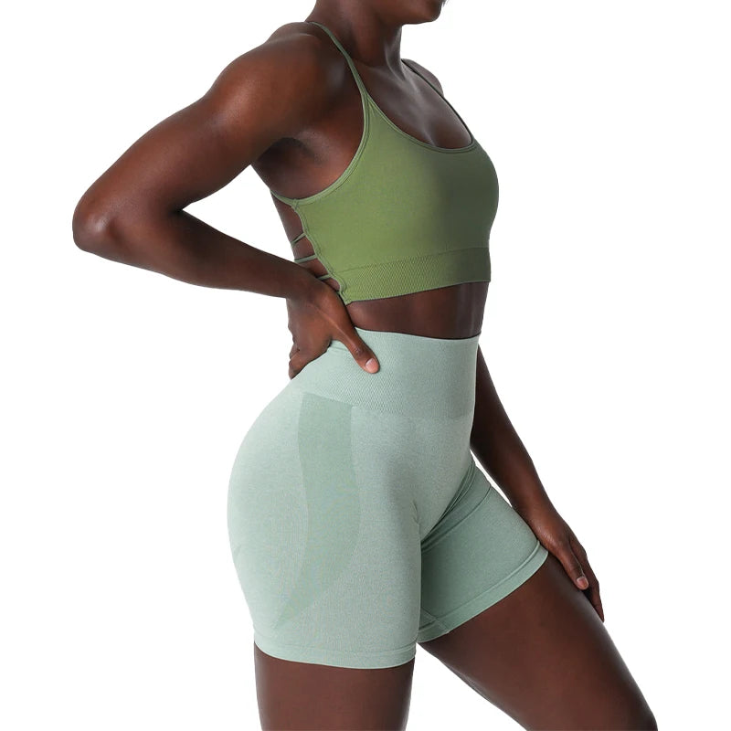 Invincible Seamless Bra Spandex Woman Fitness Elastic Breathable Breast Enhancement Leisure Sports Underwear Yoga bra