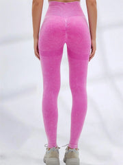 Women's scrub wash seamless yoga pants High waisted peach butt fitness pants Running pants