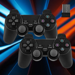 2.4G Wireless Game Joystick Gamepad with Receiver Home TV Mini Game Console Controller Battery Operated Compatible with M8/ D90