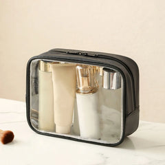 PVC Transparent Cosmetic Bag Female Portable Large Capacity Waterproof Washing Bag Travel Cosmetic Bag Cosmetic Storage Handbag
