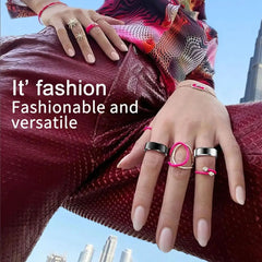 2025 R6Pro Smart Ring,  Heart Rate, Blood Oxygen, Sleep&Blood Pressure Tracker, Bluetooth Oura Smart Ring iOS Android Compatible