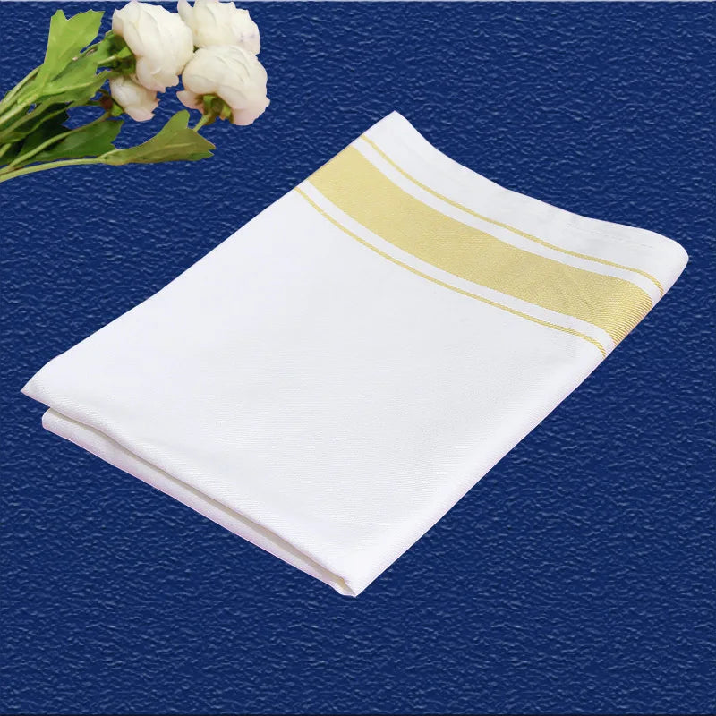 European Kitchen Towel Placemat Thickened Cotton Cup Cloth Mat for Hotel Restaurant Kitchen Accessories Cleaning Tools Coaster